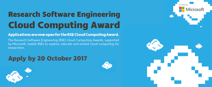Rse Cloud Competition Award Banner Software Sustainability Institute