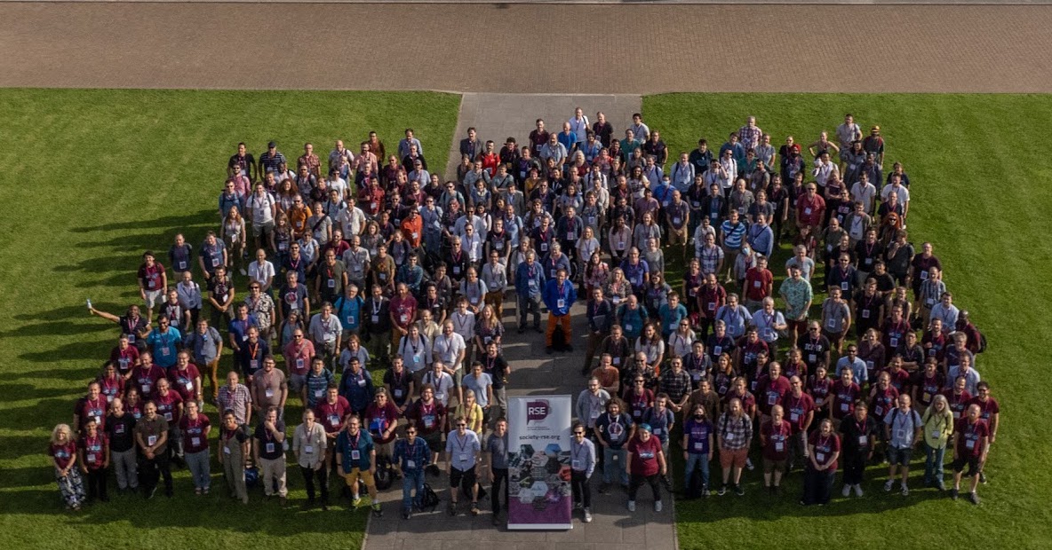 Group photo at RSECon 2023 in Swansea