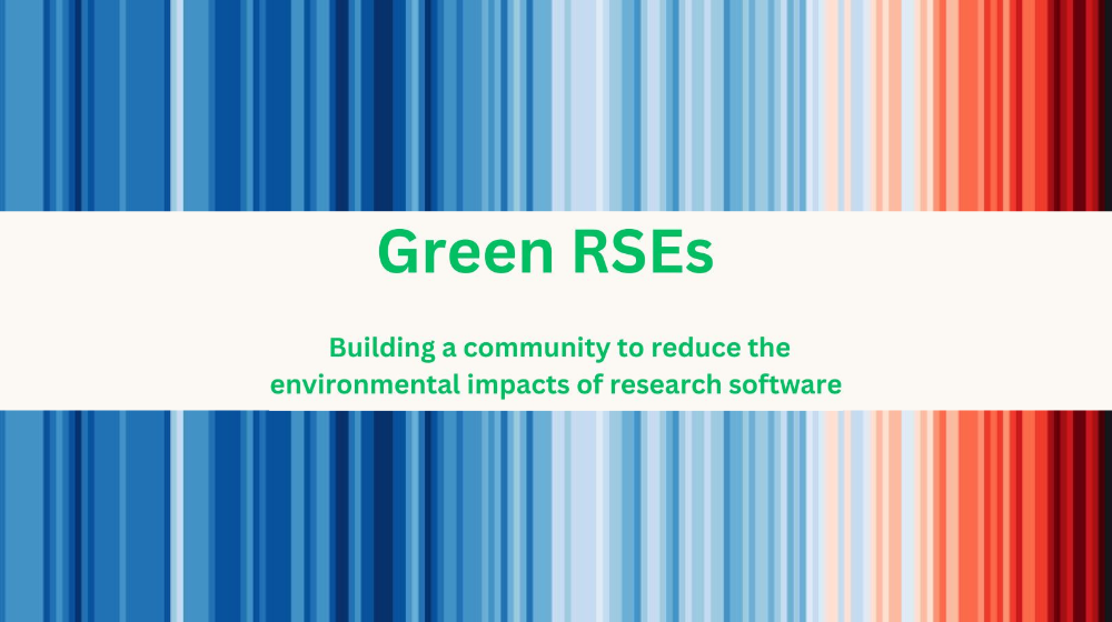 Green RSEs, climate stripes