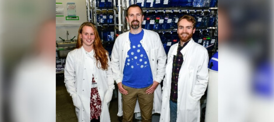 Fish Facility Staff: Charli Corcoran, Cameron Wyatt, Jonny Smith