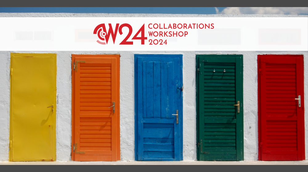 CW24 logo, 5 colourful doors
