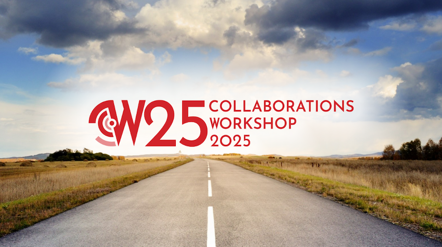CW25 logo, a road heading forward