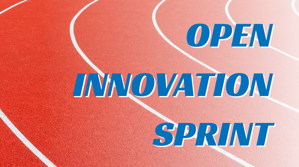 Open Innovation Sprint, a red running track