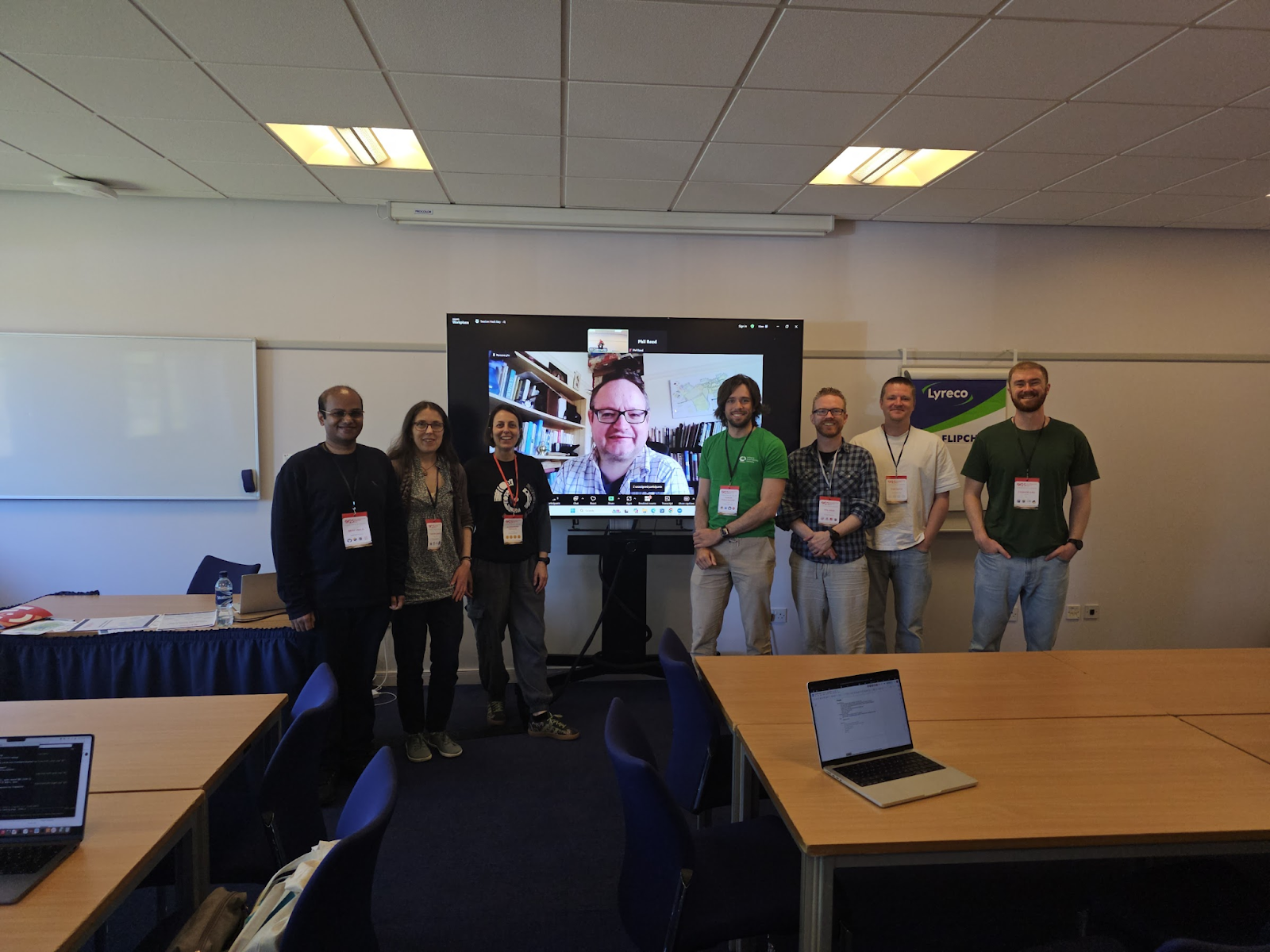 Participants at the hackday