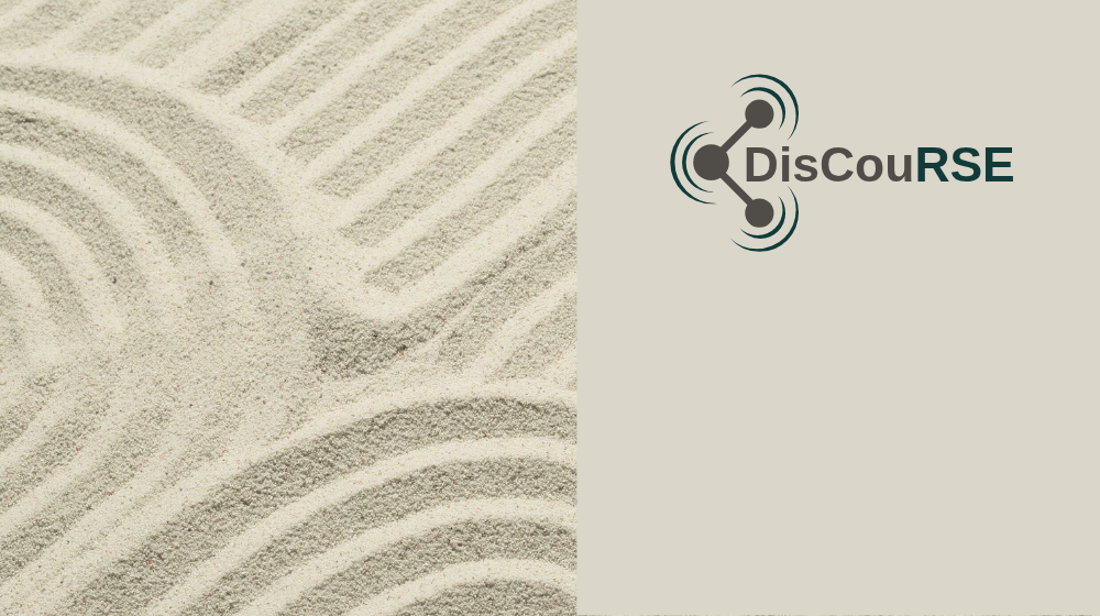sand, DisCouRSE logo