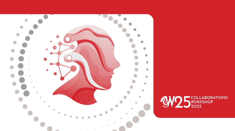 CW25 logo, a silhouette profile