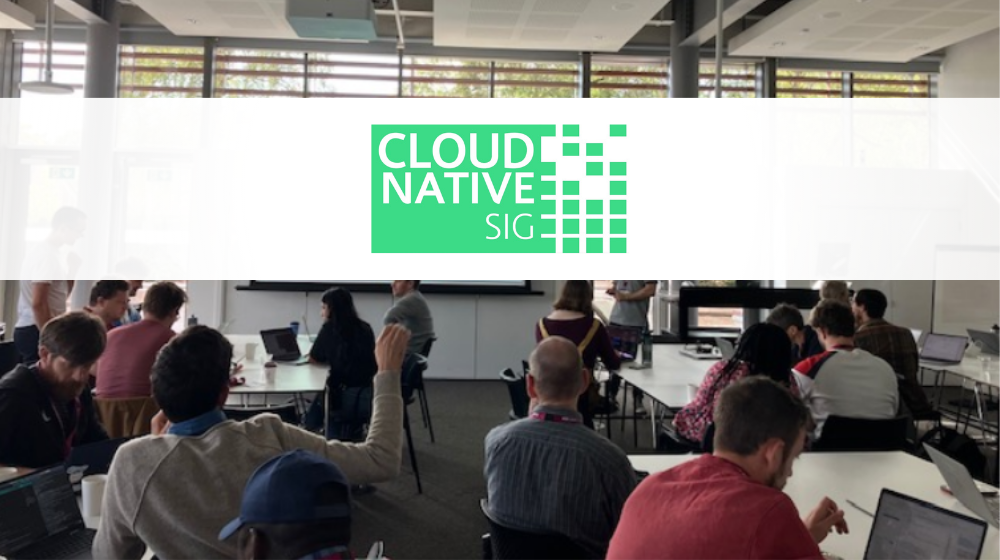 Cloud native logo, session at RSECon