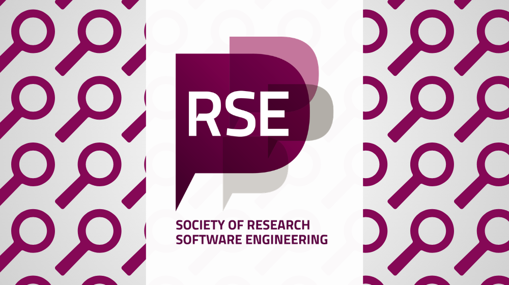 RSE Society logo, looking glass pattern