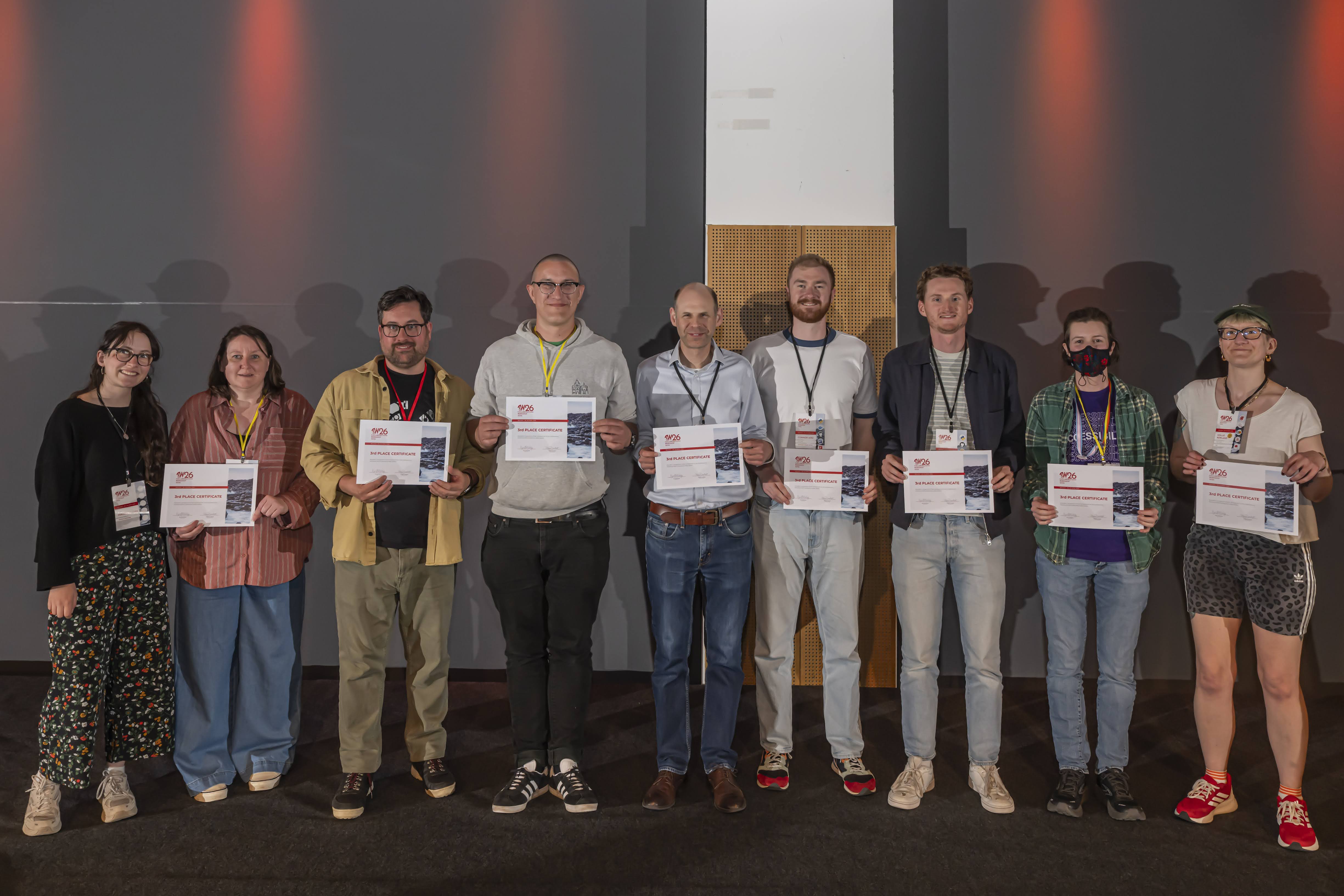 3rd place CI winners at CW26