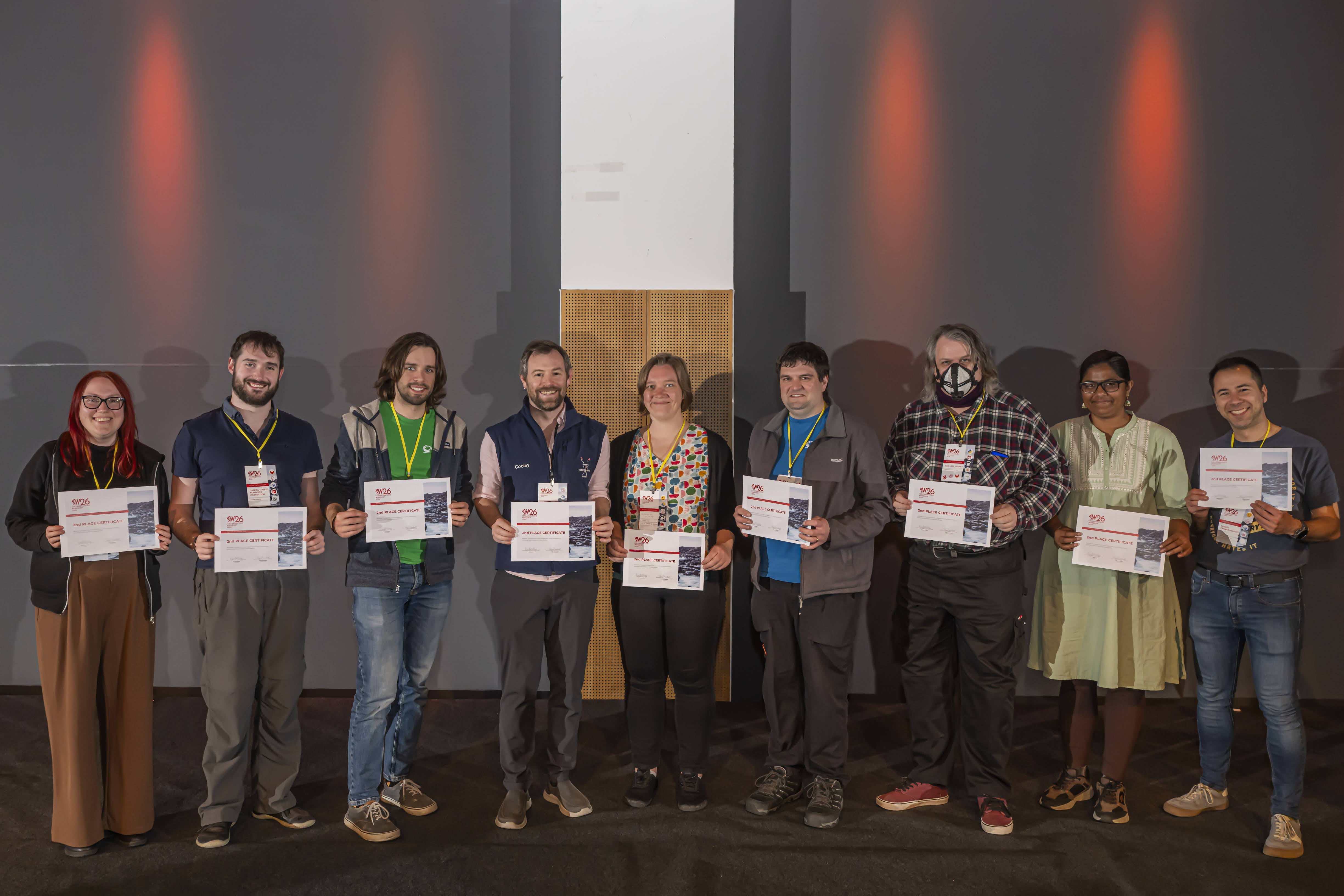 2nd place CI winners at cw26