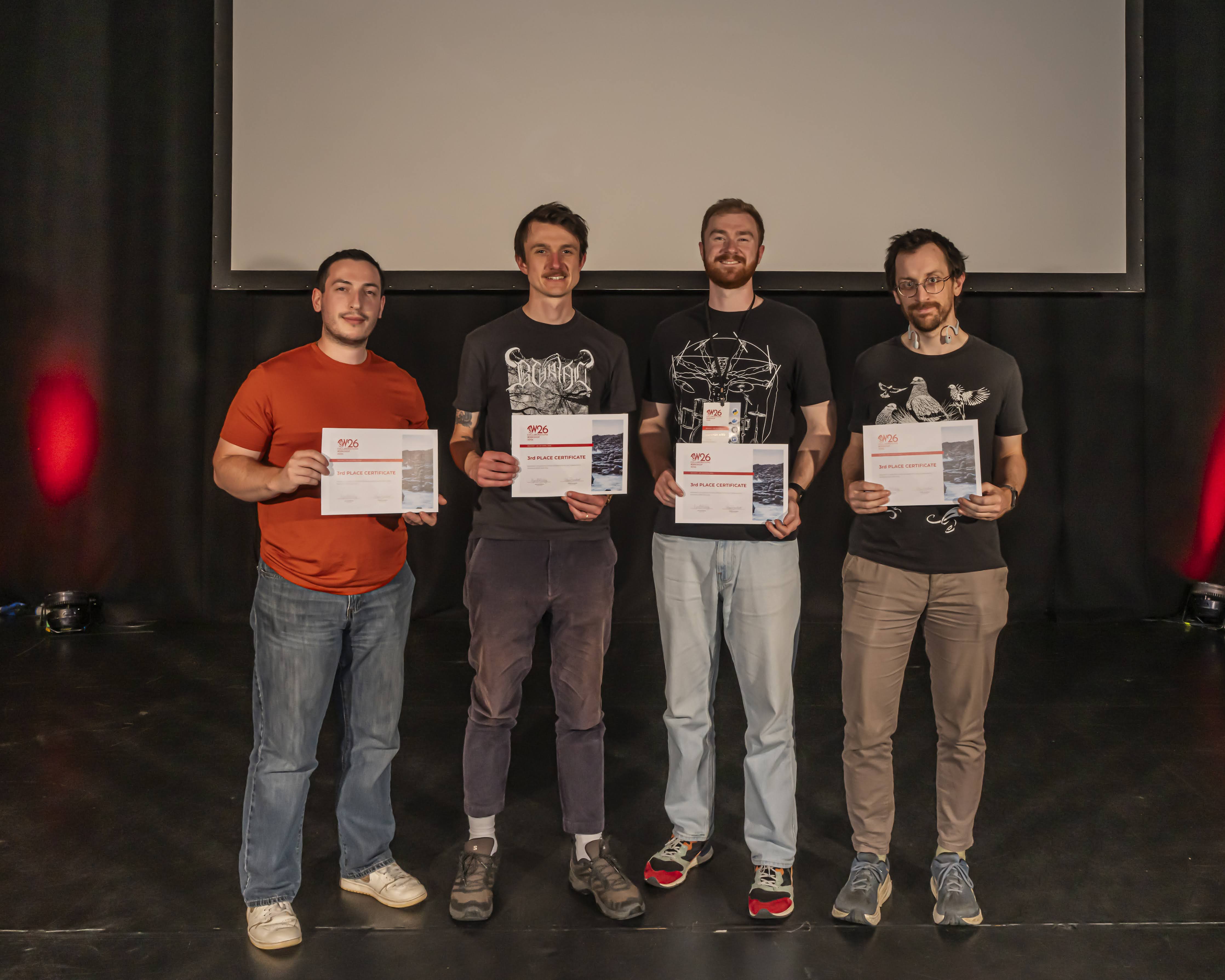 3rd place hack day winners