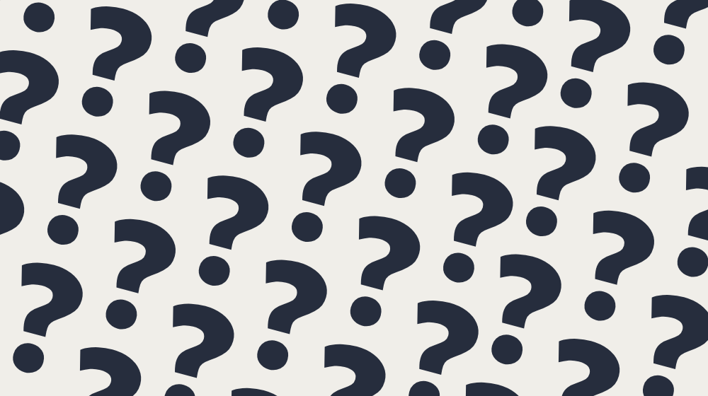 Question mark pattern