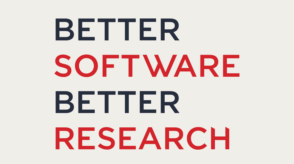 Better Software Better Research