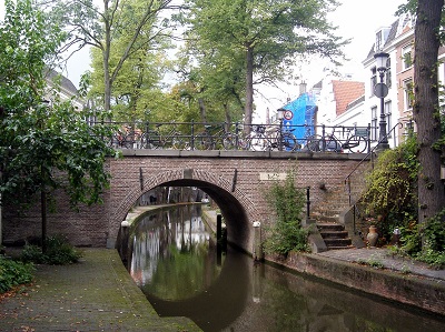 Brick bridge in Utrecht