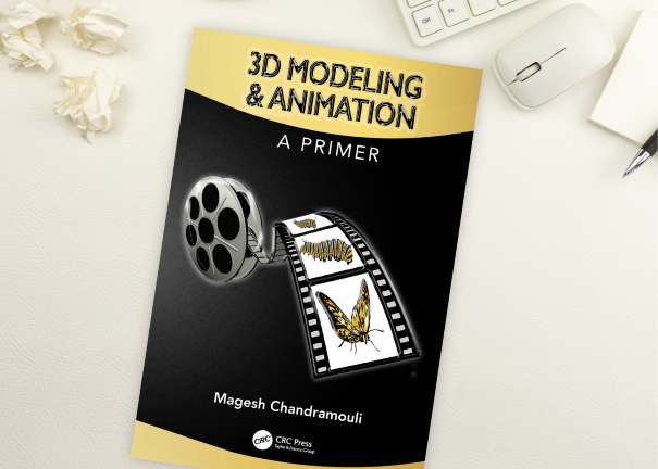 A copy of 3D Modeling & Animation: A Primer sitting on a desk