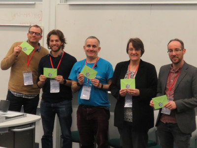 Photo of Collaborative Idea Group with 2nd place prize