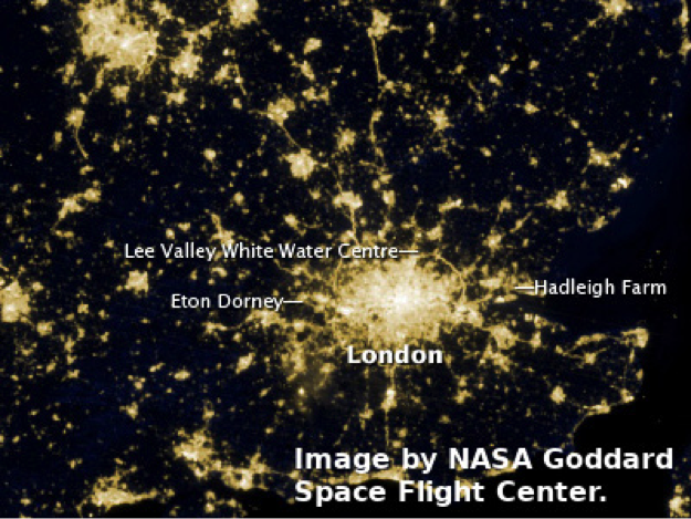 Nasa picture of London