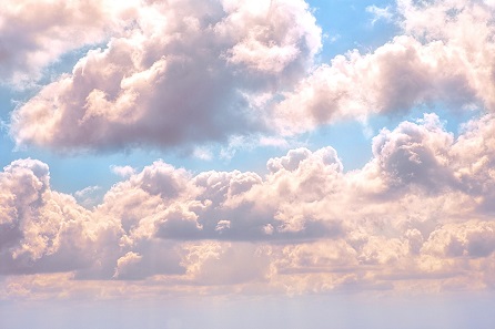 pink cloud formations