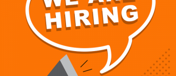 Megaphone saying we are hiring