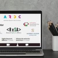 ReSA logo on laptop