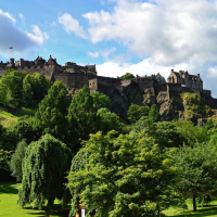 A view of Edinburgh Castle