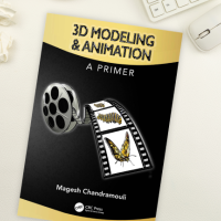 A copy of 3D Modeling & Animation: A Primer sitting on a desk