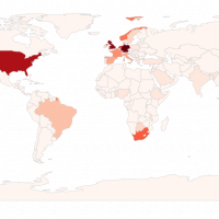 Distribution of RSEs per country