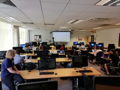 Photo of Software Carpentry workshop
